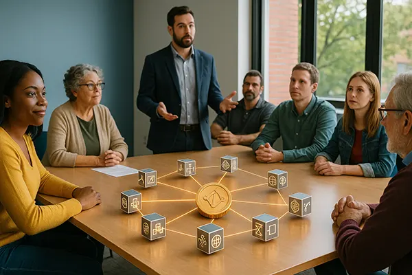 Dezentrale lokale Initiativen
